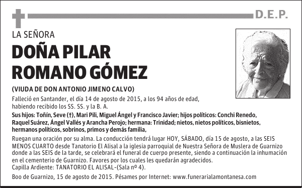 Pilar Romano Gómez