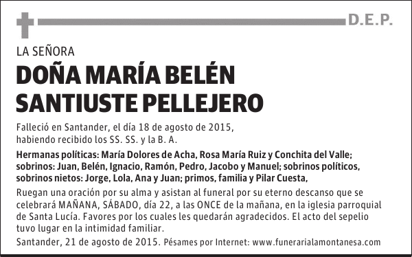 María Belén Santiuste Pellejero
