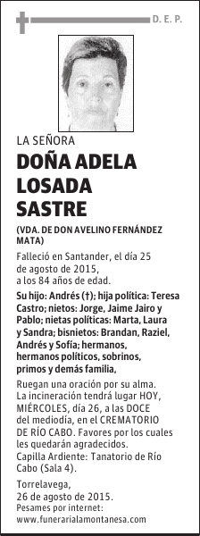 Adela Losada Sastre