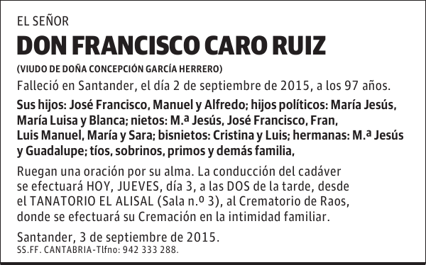 Francisco Caro Ruiz
