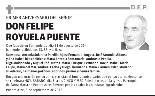 FELIPE ROYUELA PUENTE