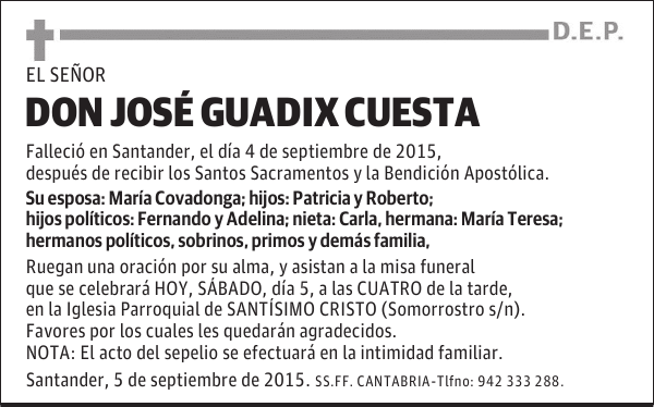 José Guadix Cuesta
