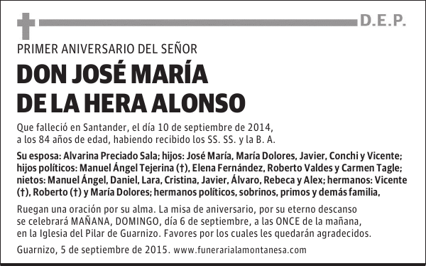 José María de la Hera Alonso