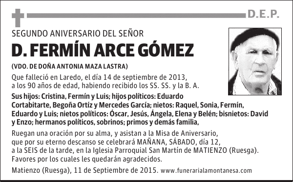 Fermín Arce Gómez