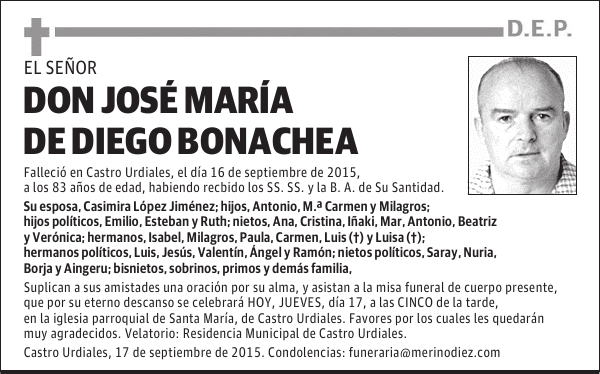 José María de Diego Bonachea