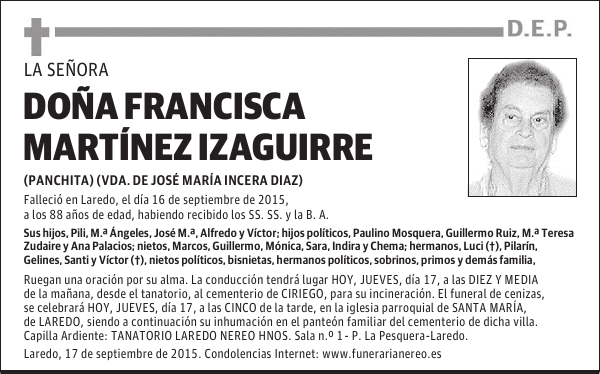 Francisca Martínez Izaguirre