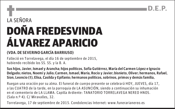 Fredesvinda Álvarez Aparicio