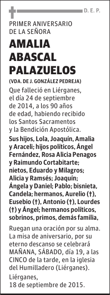 Amalia Abascal Palazuelos