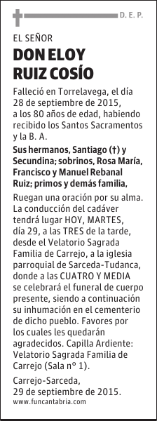 Eloy Ruiz Cosío