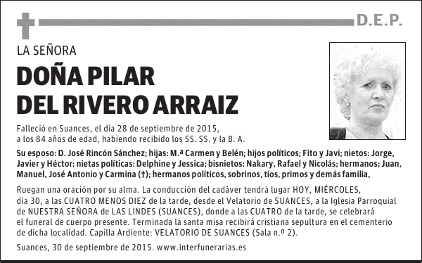 Pilar del Rivero Arraiz