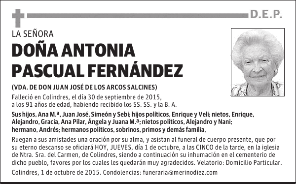 Antonia Pascual Fernández