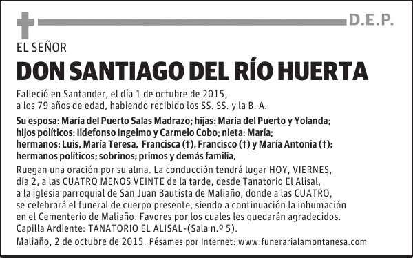 Santiago del Río Huerta