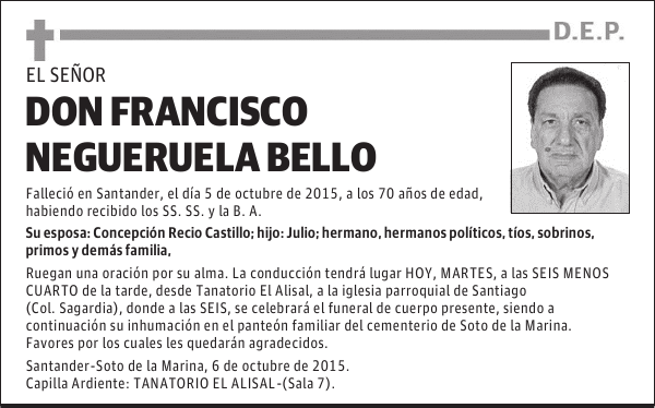Francisco Negueruela Bello