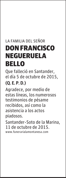 Francisco Negueruela Bello