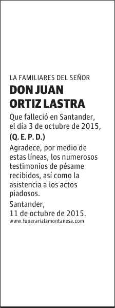Juan Ortiz Lastra