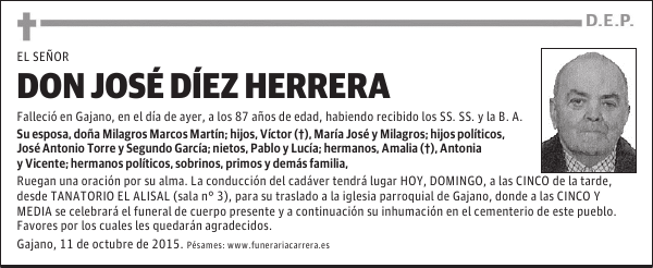 JOSÉ DIEZ HERRERA
