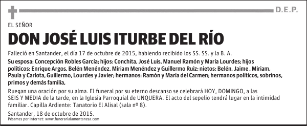 Don José Luis Iturbe del Río