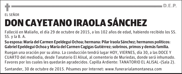 Cayetano Iraola Sánchez
