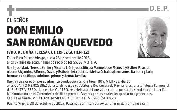 Emilio San Román Quevedo
