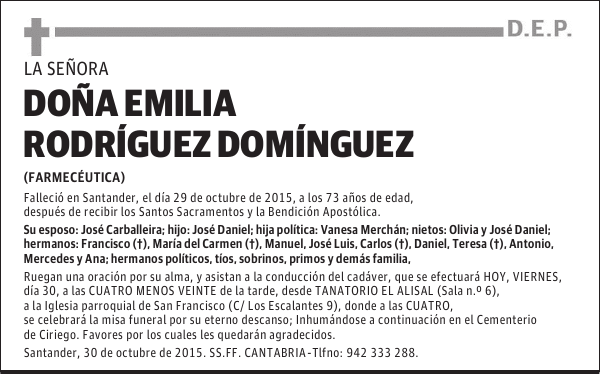 Emilia Rodríguez Domíngez