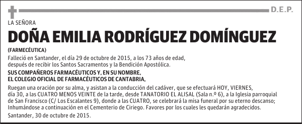 Emilia Rodríguez Domínguez