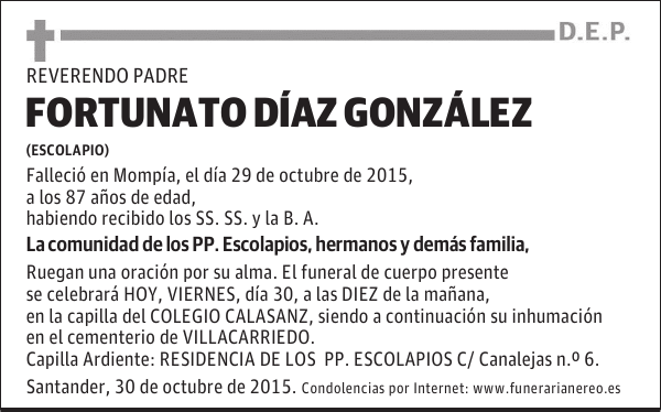 Fortunato Díaz González