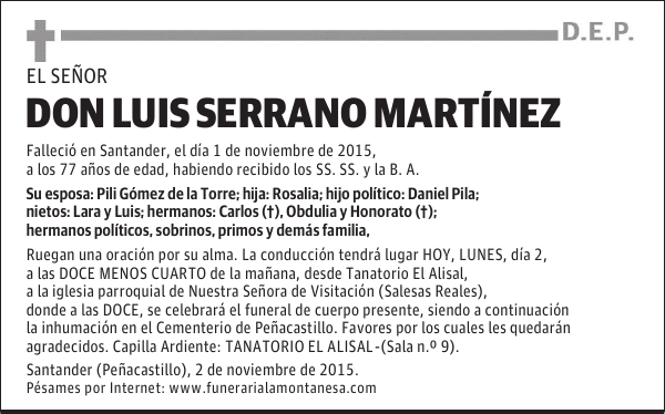 Luis Serrano Martínez