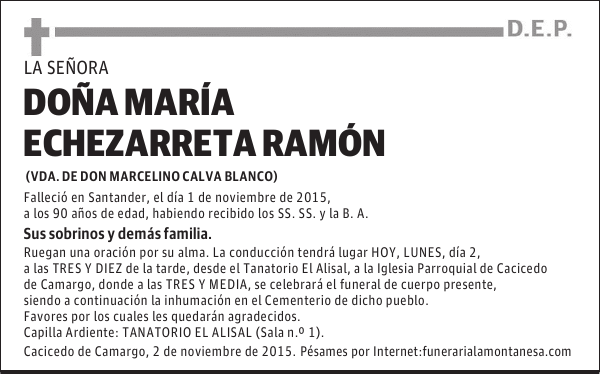 María Echezarreta Ramón