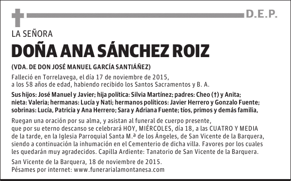 Ana Sánchez Roiz