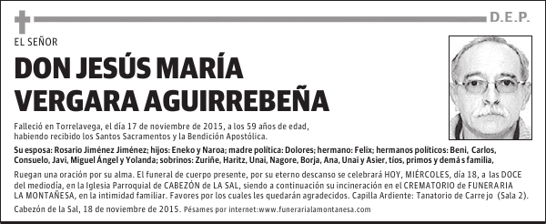 Jesús María Vergara Aguirrebeña