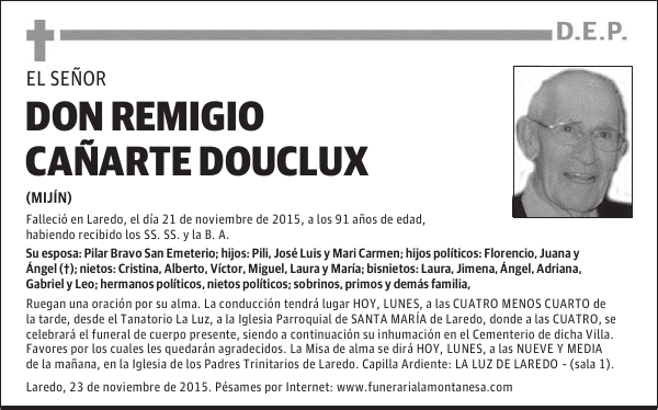 Don Remigio Cañarte Douclux