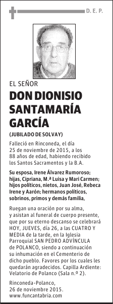 Dionisio Santamaría García