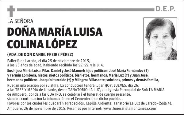 María Luisa Colina López