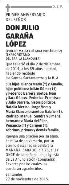 Julio Garaña López