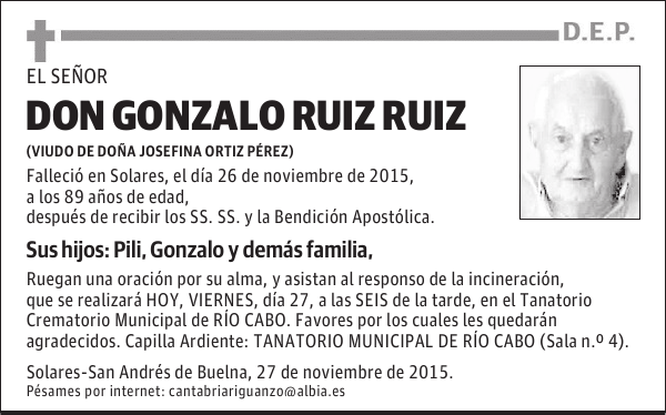 Gonzalo Ruiz Ruiz