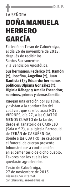 Manuela Herrero García