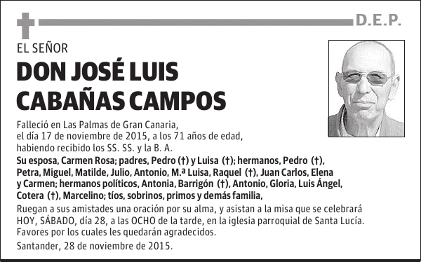 Jose Luis Cabañas Campos