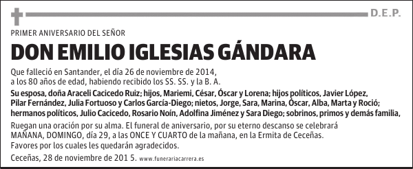 Emilio Iglesias Gándara