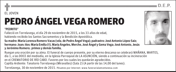 Pedro Ángel Vega Romero