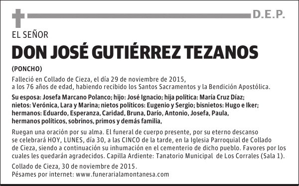 José Gutiérrez Tezanos