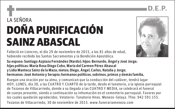 Purificación Sainz Abascal