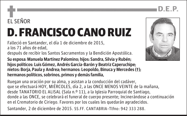Francisco Cano Ruiz