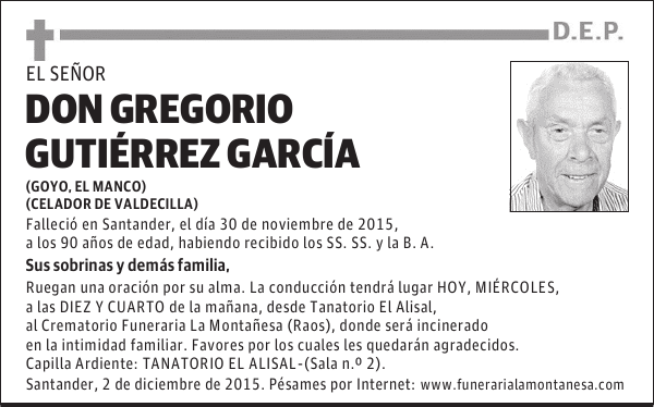Gregorio Gutierrez García