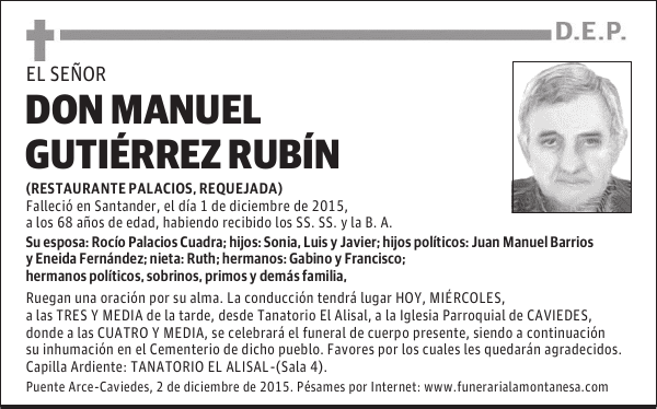 Manuel Gutiérrez Rubín