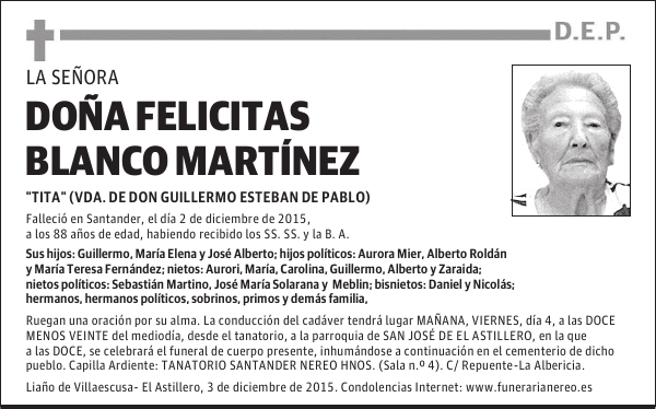 Felicitas Blanco Martínez
