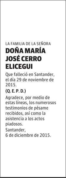 MARIA JOSE CERRO ELICEGUI