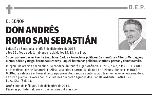 Andrés Romo San Sebastián