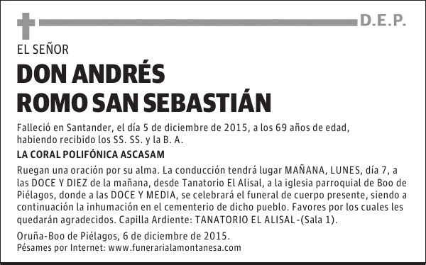 Andrés Romo San Sebastián