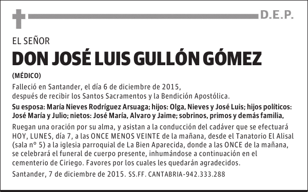 Jose Luis Gullon Gomez