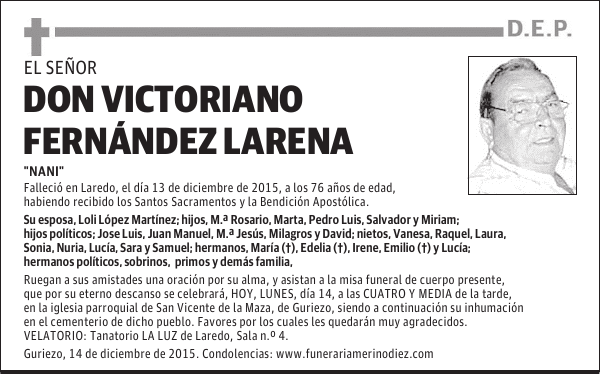 Victoriano Fernández Larena